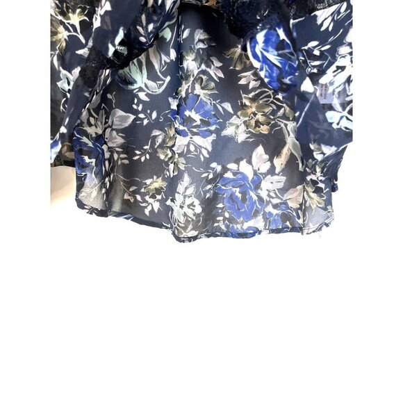 ASTR Floral Relaxed Boho Blouse M - Picture 8 of 11